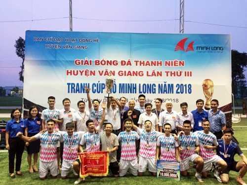 Bế mạc Giải bóng đá thanh niên huyện Văn giang lần thứ III