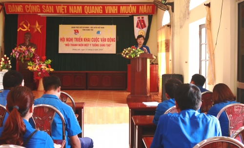 Ban Thường vụ Tỉnh đoàn, Hội LHTN Việt Nam tỉnh tổ chức Hội nghị Triển khai Cuộc vận động “Mỗi thanh niên một ý tưởng sáng tạo” năm 2018