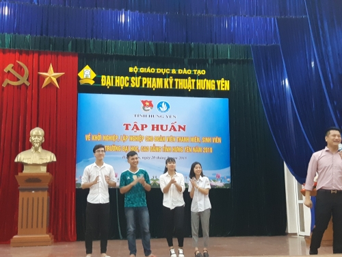 Tổ chức tập huấn khởi nghiệp, lập nghiệp cho học sinh, sinh viên tỉnh Hưng Yên năm 2018