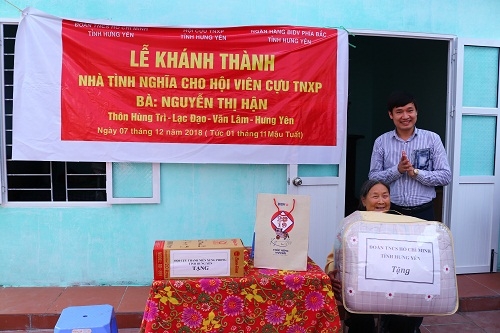 Khánh thành nhà tình nghĩa cho cựu TNXP