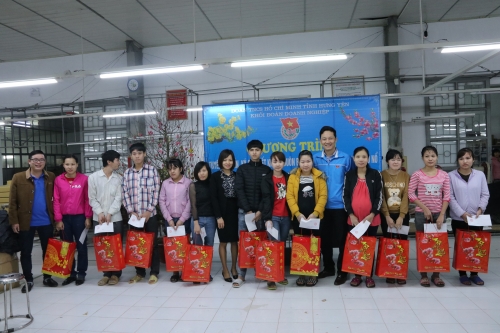 Tuổi trẻ Hưng Yên đồng hành cùng thanh niên công nhân trong dịp tết Nguyên đán Kỷ Hợi 2019