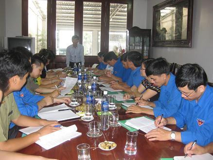 Trung ương Đoàn làm việc với Ban Thường vụ tỉnh Đoàn về kết quả công tác Đoàn và phong trào thanh thiếu nhi 6 tháng đầu năm 2010