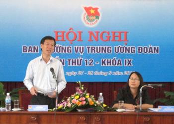 Khai mạc Hội nghị Ban Thường vụ TƯ Đoàn lần thứ 12 - khóa IX