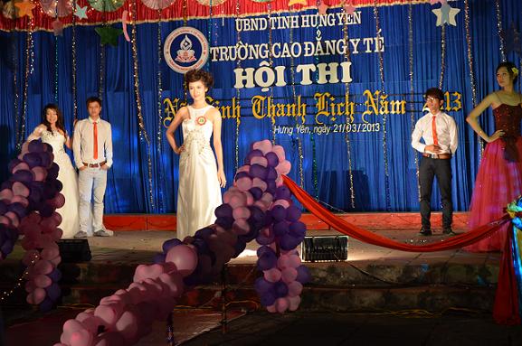 Đoàn trường Cao đẳng Y tế Hưng Yên tổ chức Hội thi nữ sinh thanh lịch năm  2013